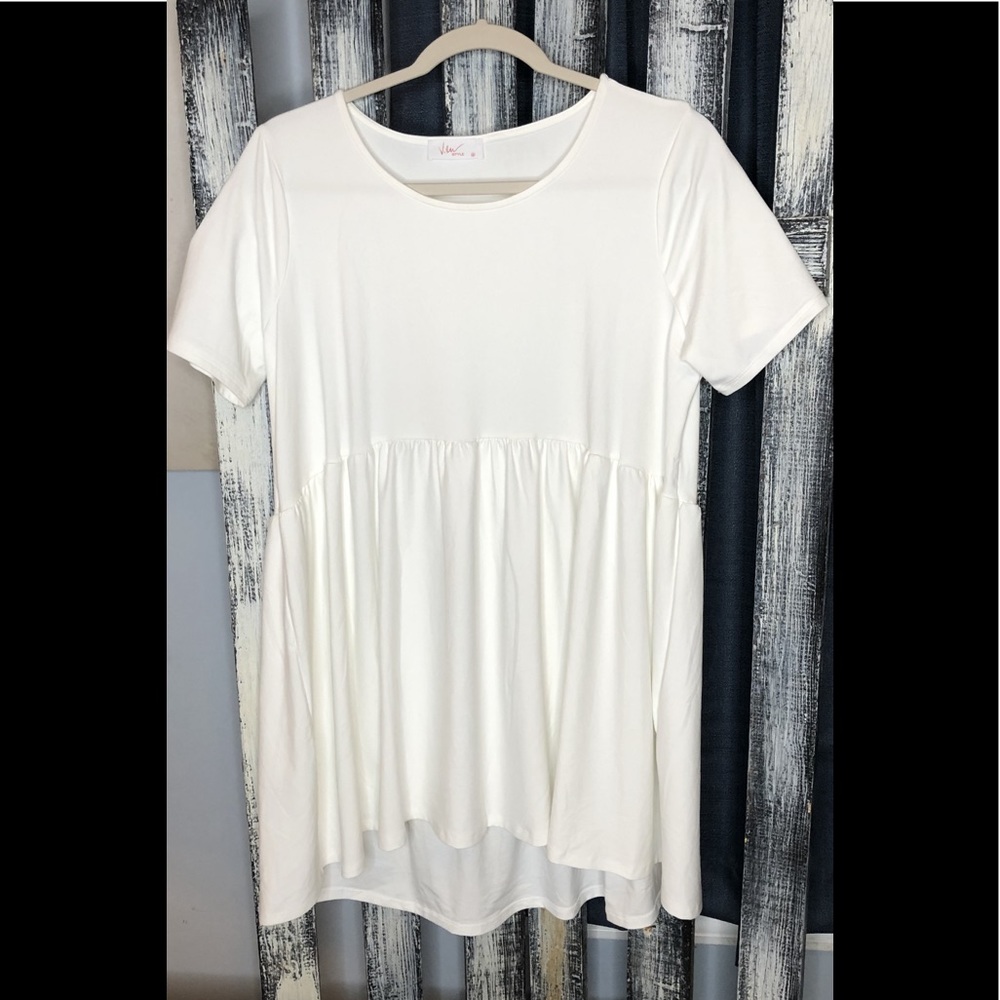 Baby Doll Top Color: Ivory
